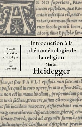 Introduction à la phénoménologie de la religion von Independently published